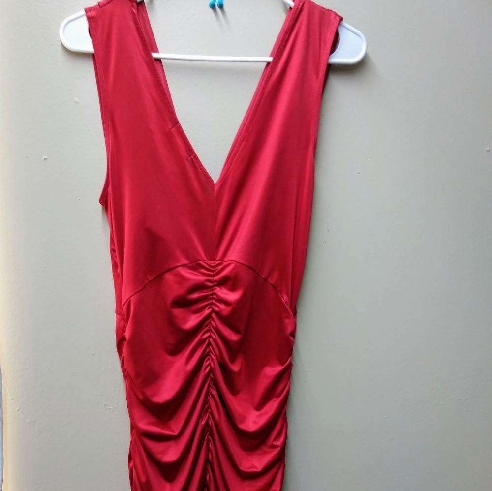 Red dress